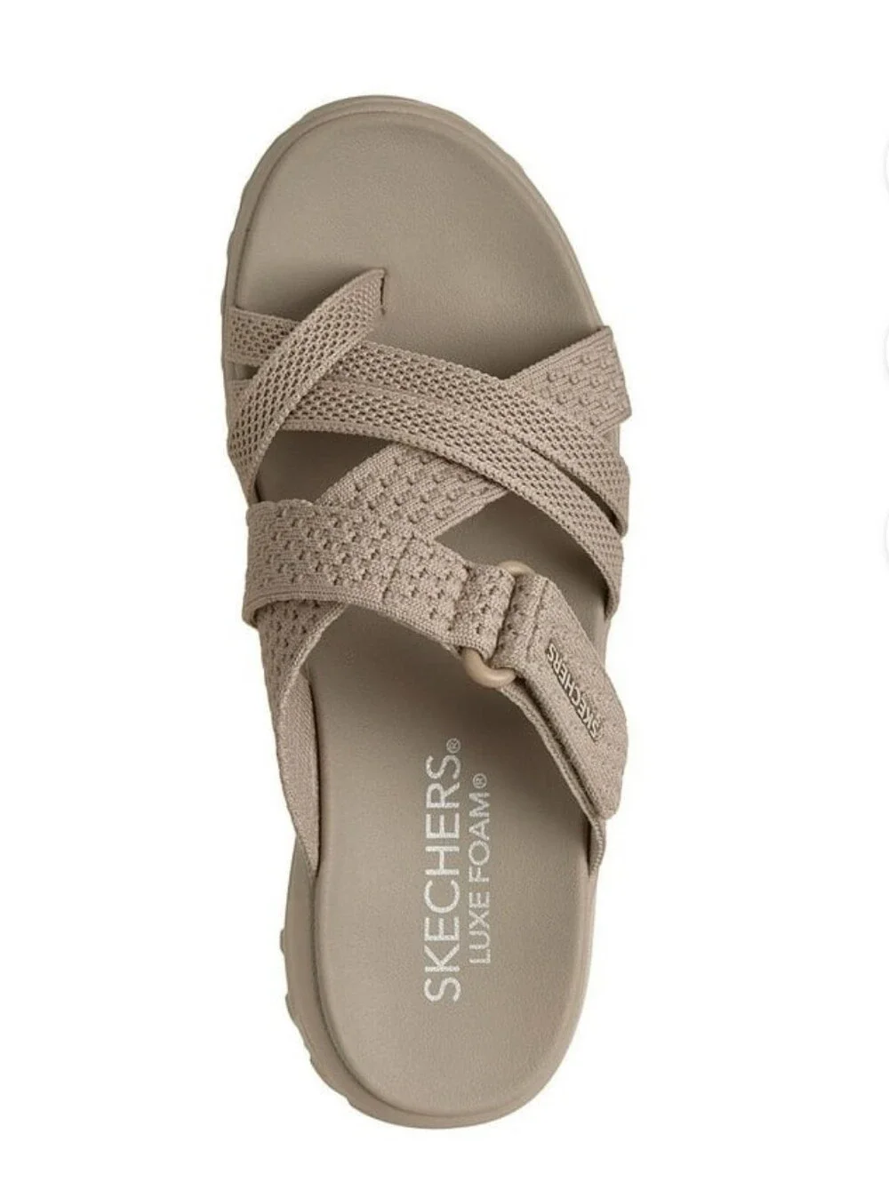 (6)Skechers Ladied  Strappy Slide Sandal - Picture 3 of 5